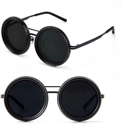 Adjustable Tint Sunglasses Twist Round