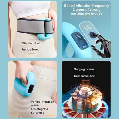 Percussion Massage Ring for Full Body Pain Relief- J16A, Rechargeable Cordless Deep Tissue Massage Ring
